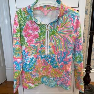 Lilly Pulitzer half zip pullover